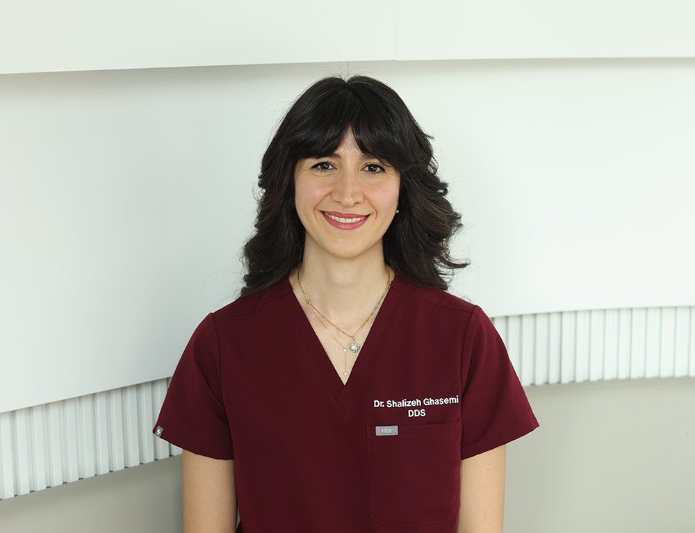 Dr. Shali Ghasemi is a general dentist at GLEAM Dental, a dental clinic in Toronto's Roncesvalles neighbourhood. She studied Faculty of Dentistry at University College Cork in Ireland and is known for her compassion. Dr Shali is a lifelong learner and has made it her priority to learn about latest advancements in all areas of dentistry.