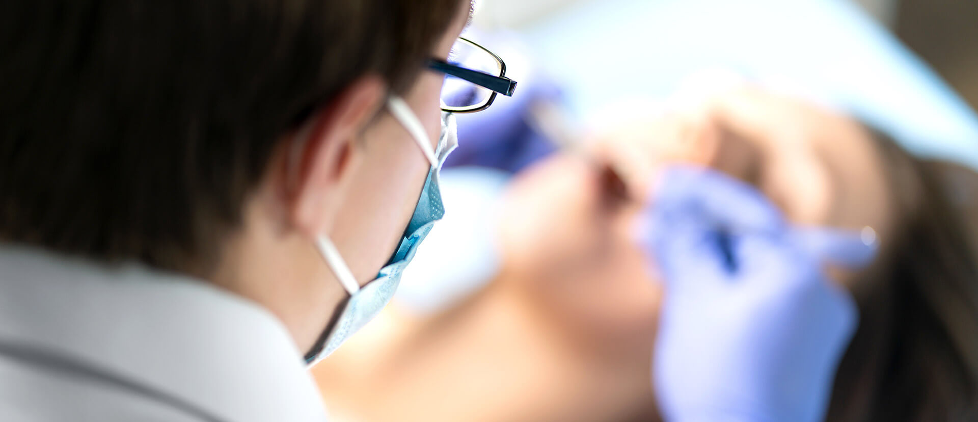 a patient undergoing a dental surgery