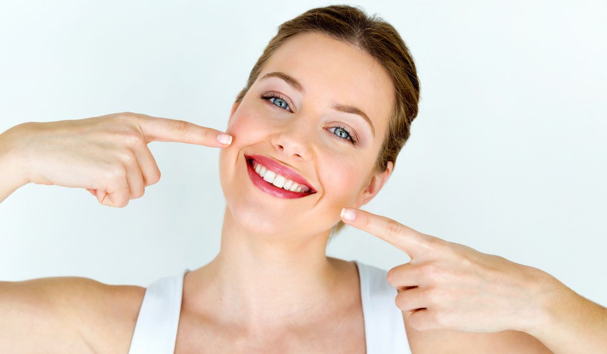 young woman smiling
